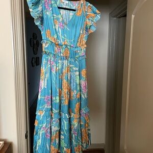 Current Air Tropical Print Dress